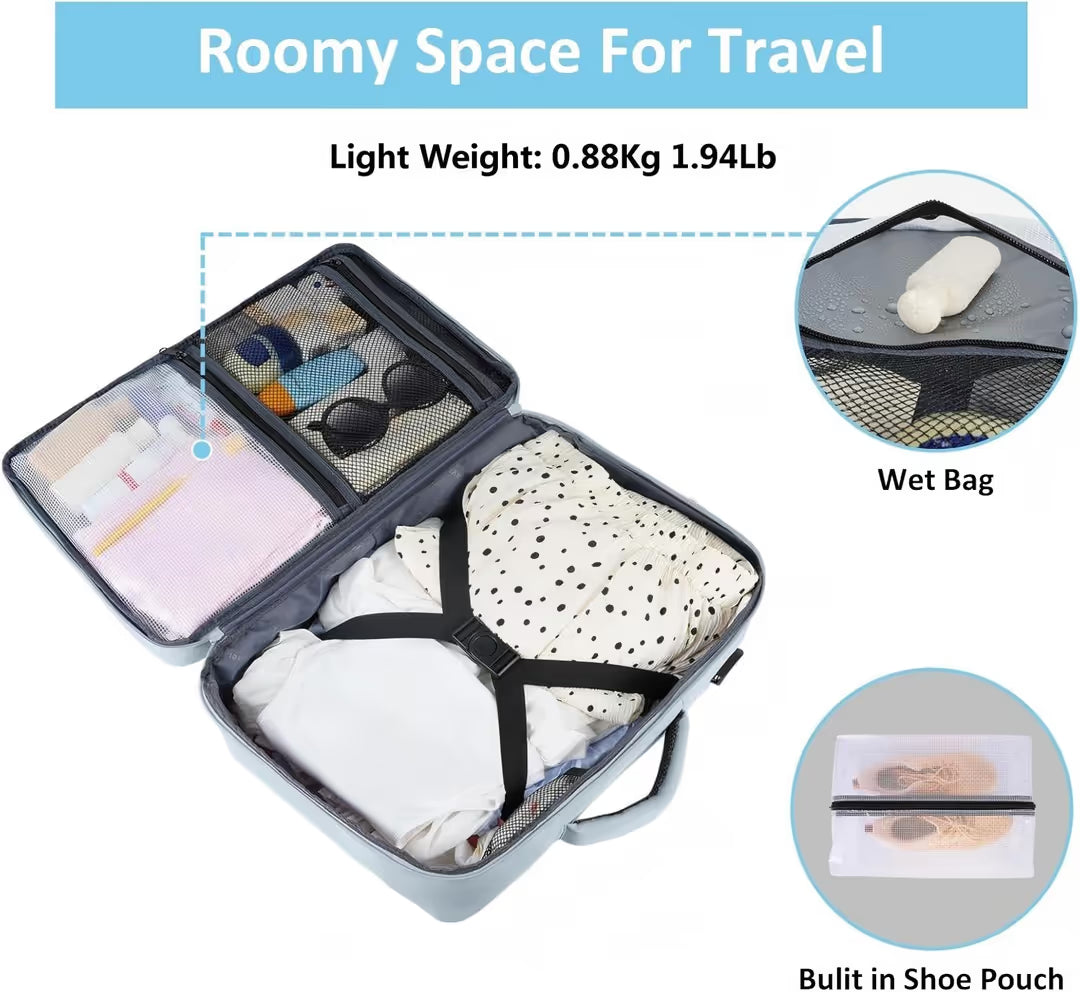 Taygeer carry-on travel backpack - Grey