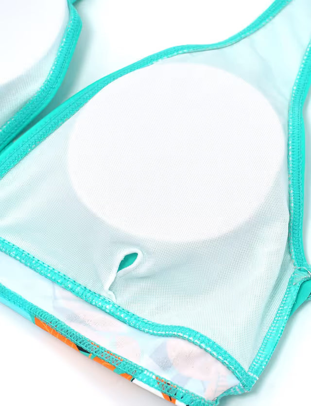 Feoya boyshort bikini halter neck