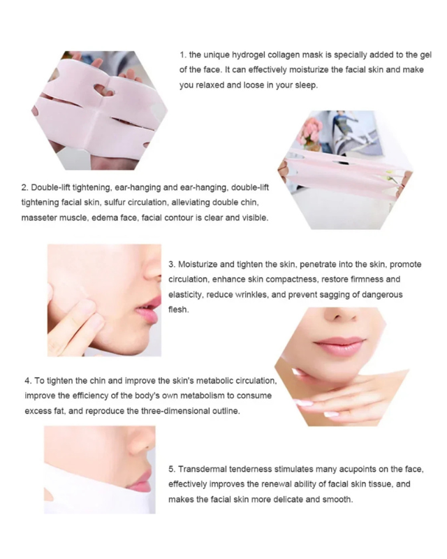 V shape chin lift slimming masks (3 pack)