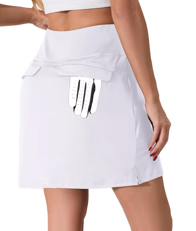 Pro-Am summer tennis/golf skirt white - Medium