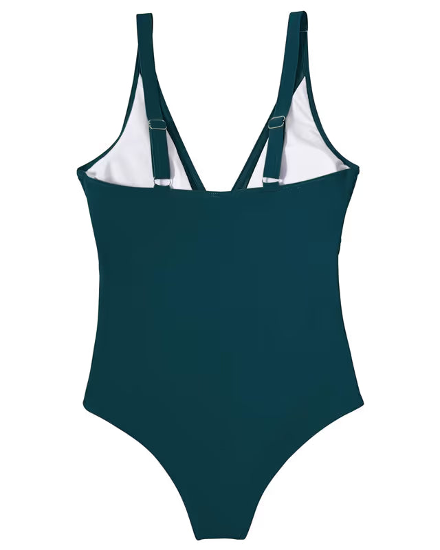 Doulafass mesh mid rim swimsuit teal - Large