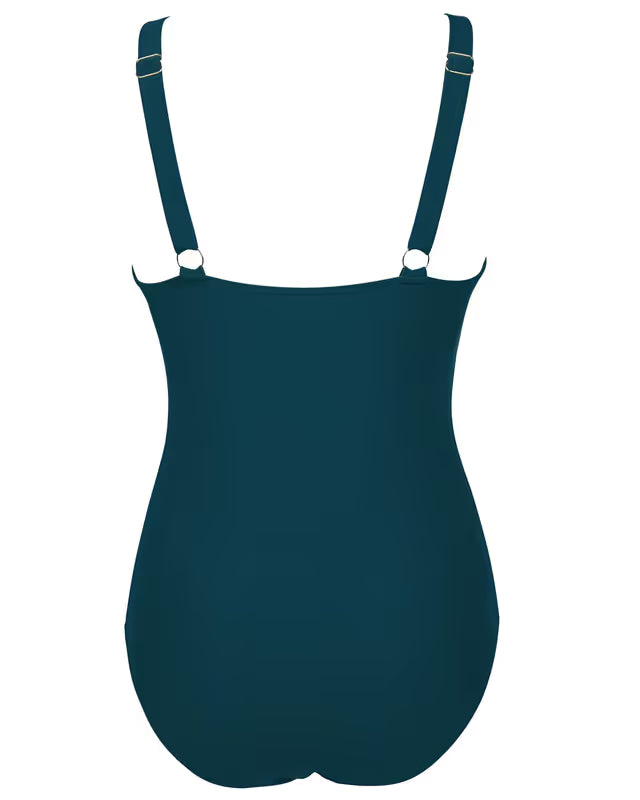 Doulafass mesh mid rim swimsuit teal - Large