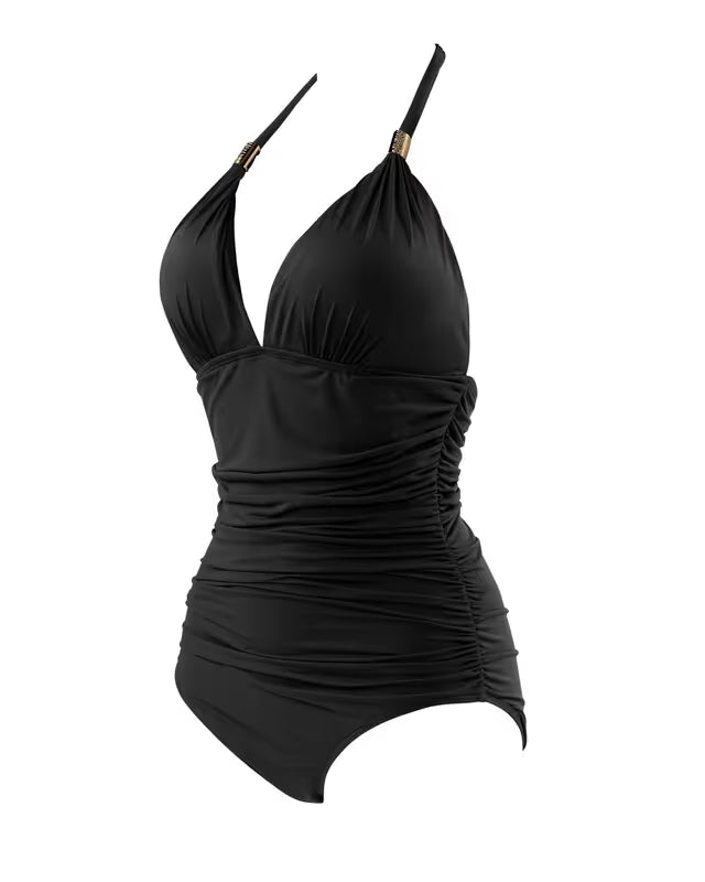 Doulafass halter neck one-piece swimsuit with detail - Large