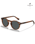CARFIA tortoise shell polarised vintage style sunglasses - UV400 - Pollylop Swimwear