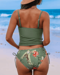 Cuspshe scoop neck tankini - Medium - Pollylop Swimwear
