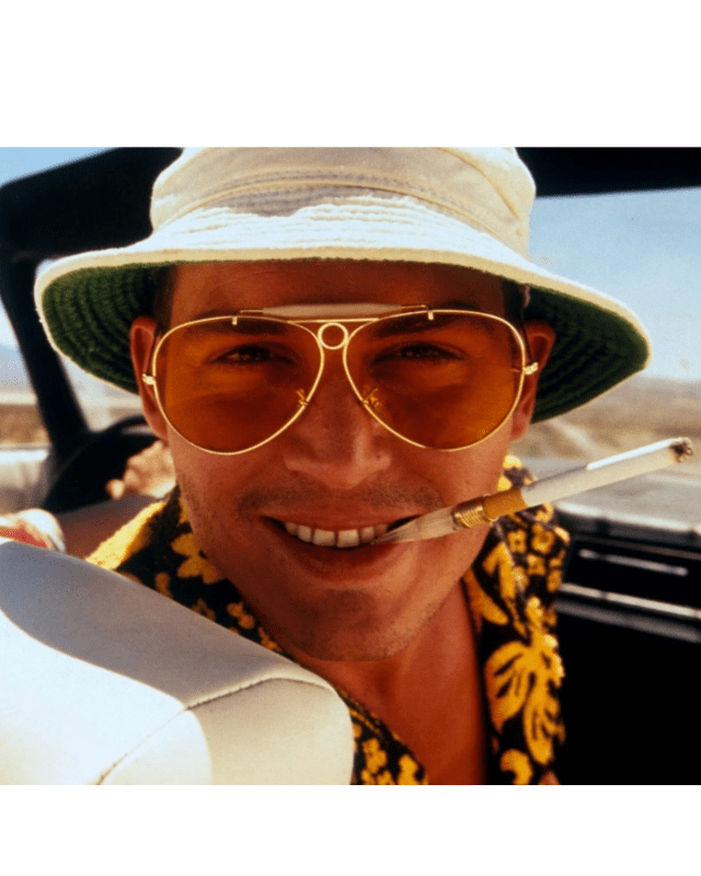 Gold steel rim yellow lens polarised sunglasses - Pollylop Swimwear