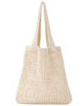 Large crochet shoulder tote bag - Pollylop Swimwear