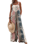 PADOLA summer jumpsuit wide leg dungarees - Pink - Pollylop Swimwear