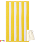 POLLYLOP XL beach towel 100x180cm - Yellow - Pollylop Swimwear