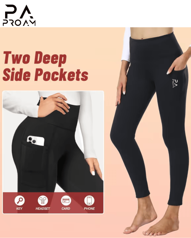PRO - AM Gym / Yoga leggings with pocket - Pollylop Swimwear