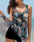 Shekini floral mesh swim-dress - Small - Pollylop Swimwear